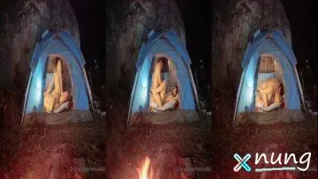 [mintra4444] Outdoorแคมป์เย็ดข้างกองไฟสุดโรแมนติก