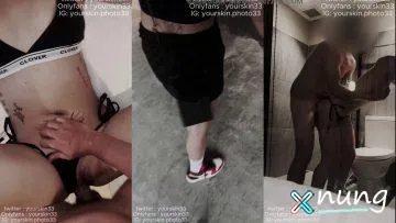 Onlyfans yourskin33 น้องเอมมี่โม๊กริมกระจกกดหัวอ๊อก